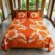 Rayon Bedsheet Hand Painted by Balinese Artisans